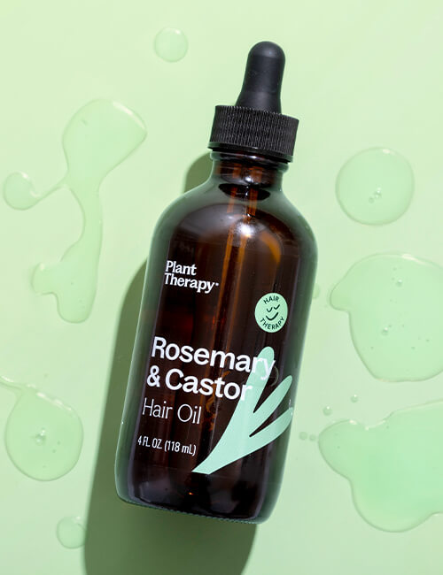 Bottle of Rosemary & Castor oil