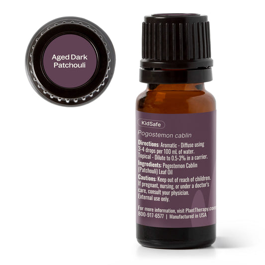 Aged Dark Patchouli Back Label