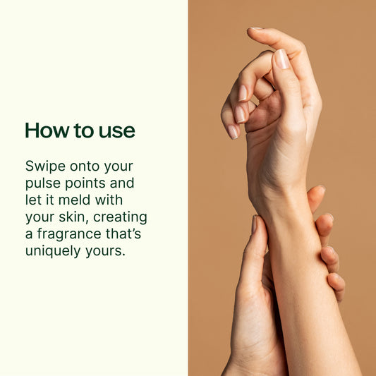 How To Use - Swipe onto your pulse points and let it meld