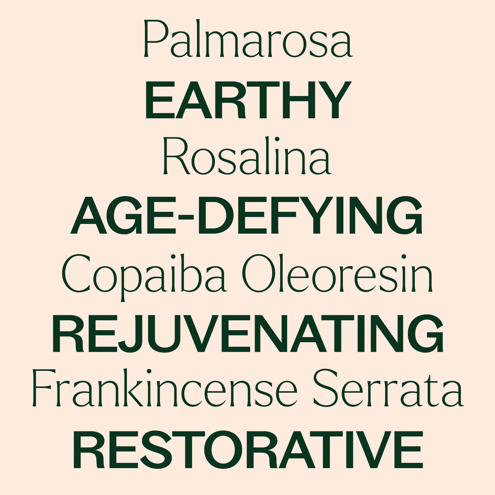 Anti Age Essential Oil Blend is earthy, age-defying, rejuvenating, restorative
