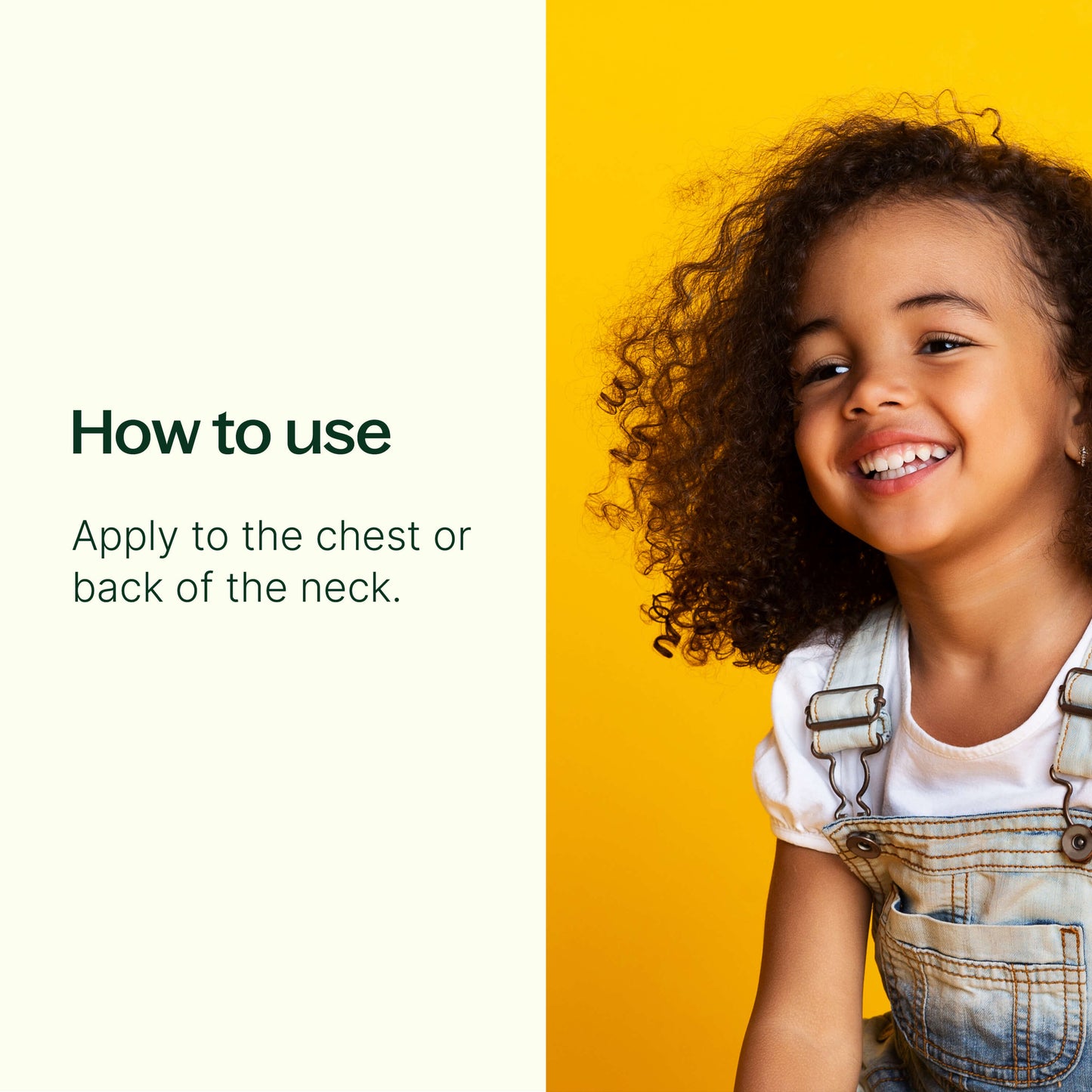How to Use Calming the Child KidSafe Essential Oil Pre-Diluted Roll-On: Apply to the check or back of the neck