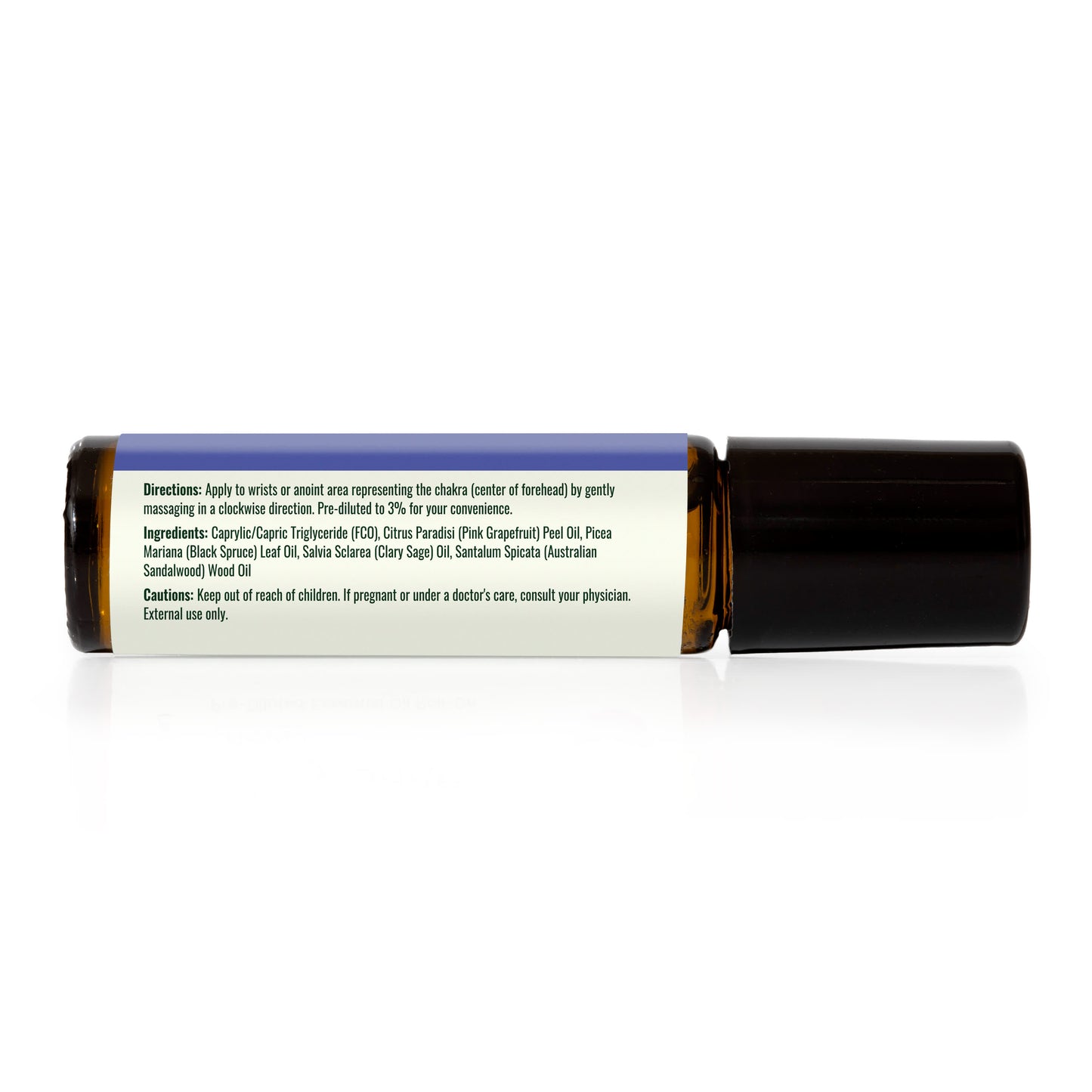 Clear Intuition (Brow Chakra) Pre-Diluted Essential Oil Blend Roll-On 10 mL
