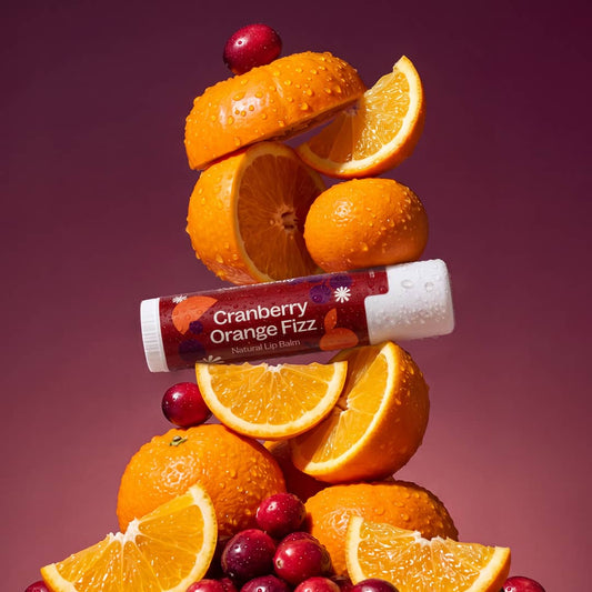 Cranberry Orange Fizz Natural Lip Balm