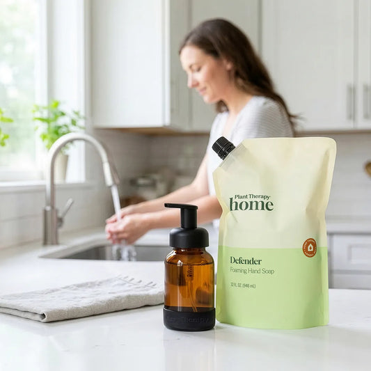 Foaming Hand Soap Duo: Defender + Foaming Bottle