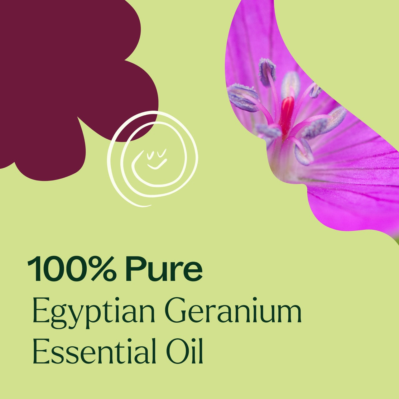 100% pure Egyptian Geranium Essential Oil