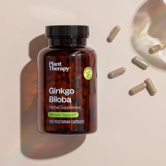 Ginkgo Biloba Herbal Supplement Capsules