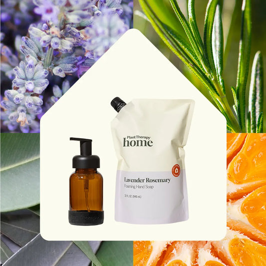 Foaming Hand Soap Duo: Lavender Rosemary + Foaming Bottle