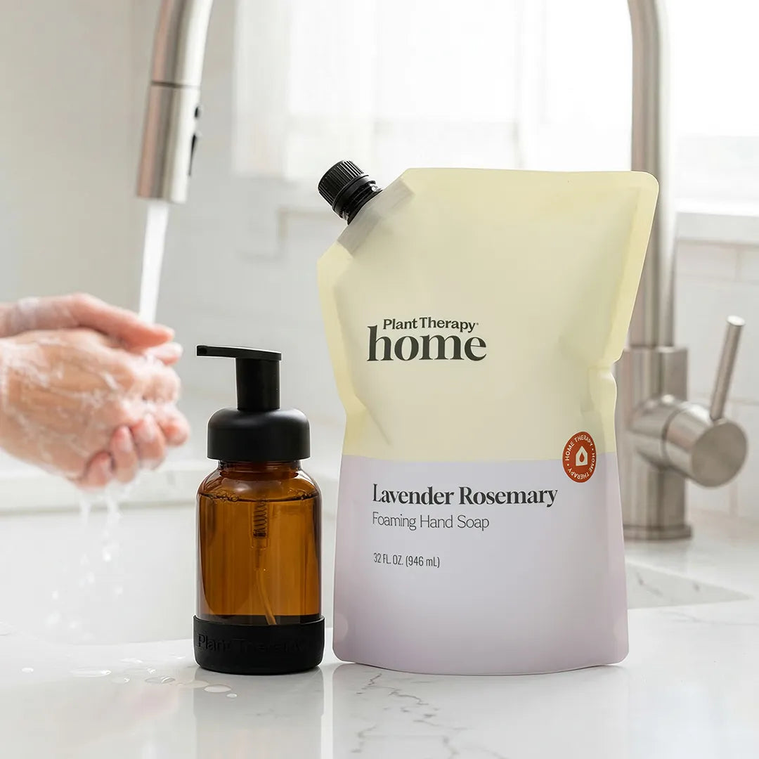 Foaming Hand Soap Duo: Lavender Rosemary + Foaming Bottle