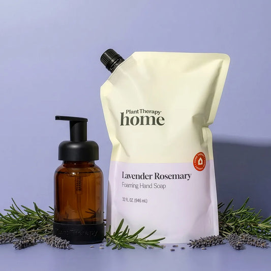 Foaming Hand Soap Duo: Lavender Rosemary + Foaming Bottle