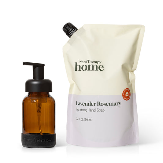 Foaming Hand Soap Duo: Lavender Rosemary + Foaming Bottle