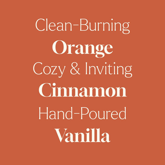 Orange Spice Naturally Scented Candle