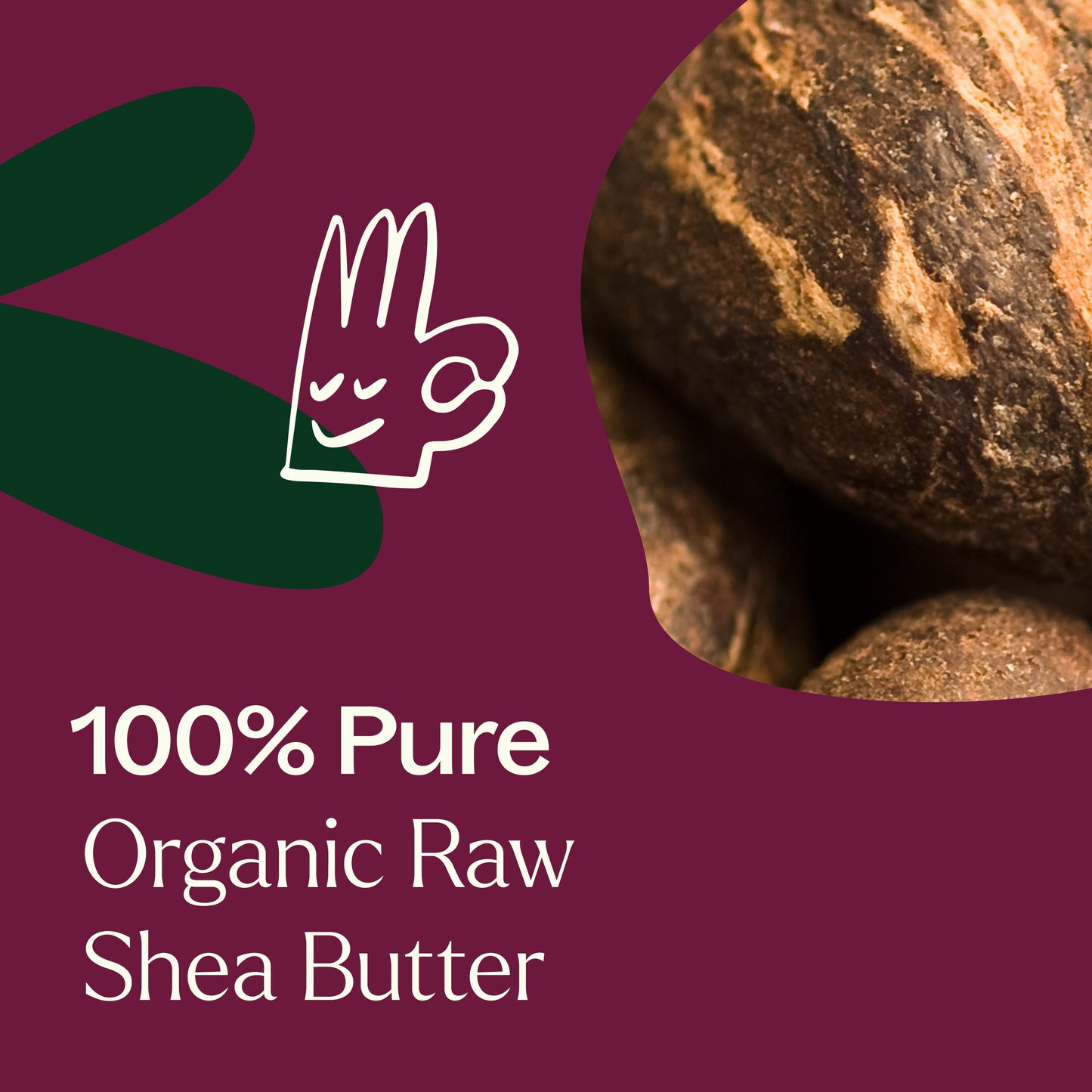 100% pure organic raw shea butter
