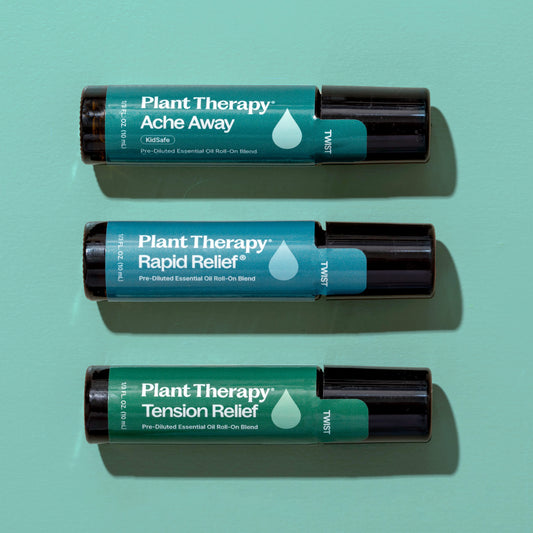 Pain Support Essential Oil Blend Roll On Set