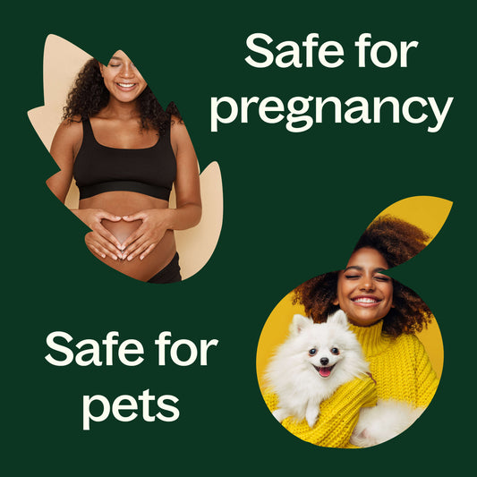 safe for pregnancy, safe for pets.
