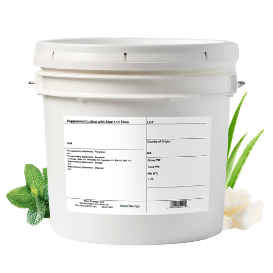 Peppermint Lotion with Aloe and Shea, Bulk 1 Gallon
