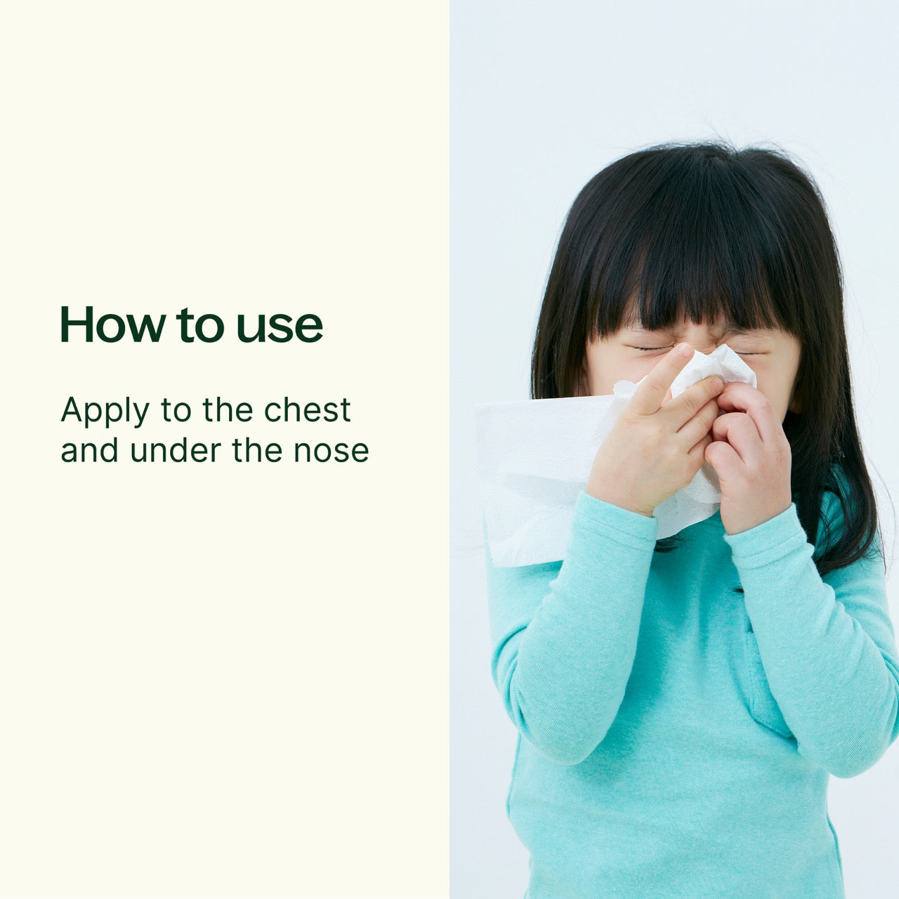 How to use Sniffle Stopper KidSafe Essential Oil Pre-Diluted Roll-On: Apply to the chest and under the nose