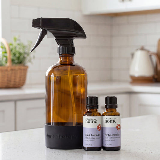 Cleaning Duo: Fir & Lavender Multi Surface Cleaner + Spray Bottle