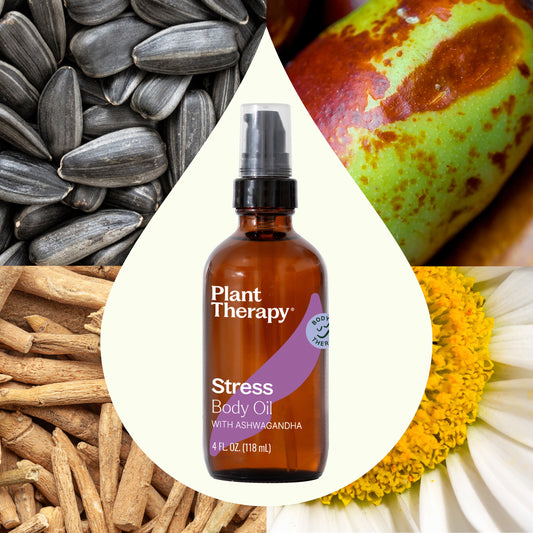 Stress Body Oil with Ashwagandha ingredients are pure