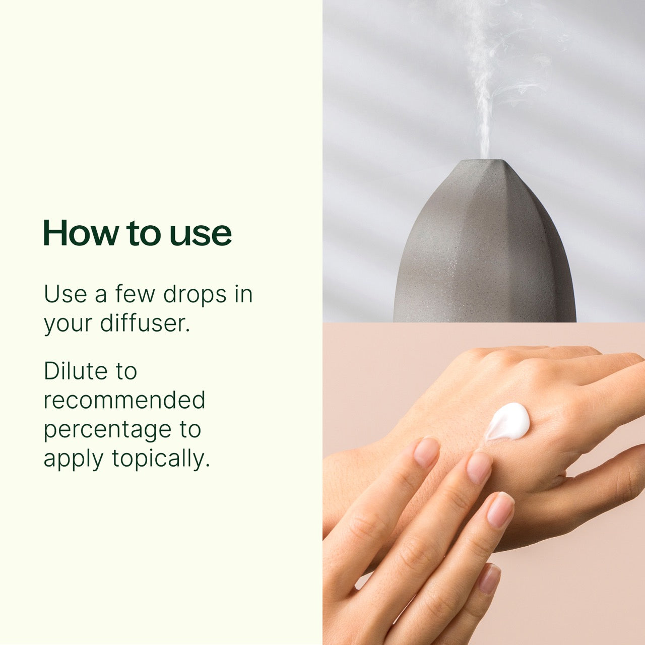 How to Use Top 6 Organic Singles Essential Oil Set: Use a few drops in your diffuser or diluted to recommended percentage to apply topically.