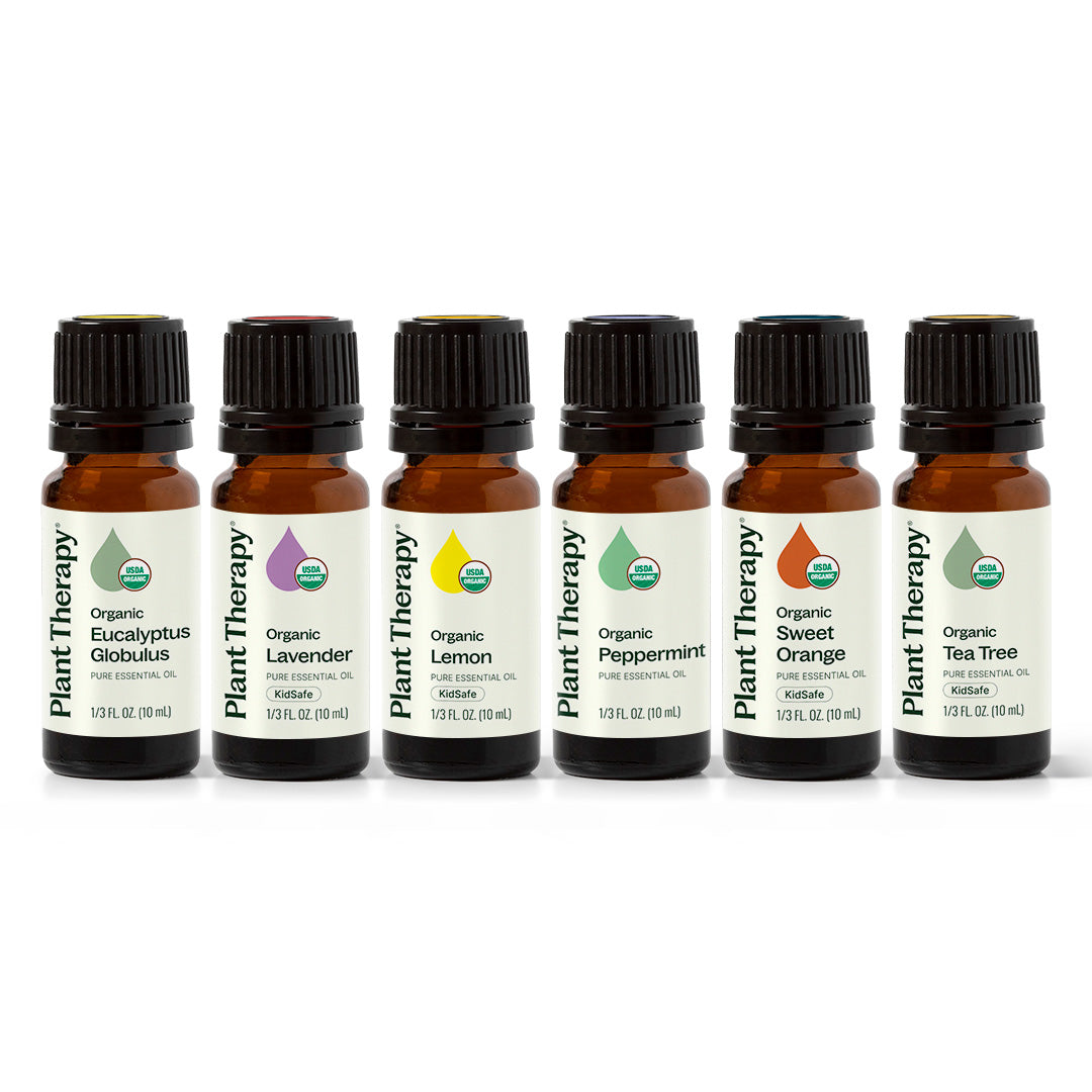 Top 6 Organic Singles Essential Oil Set – Plant Therapy
