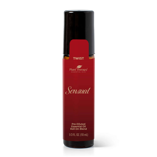 Sensual Essential Oil Blend Pre-Diluted Roll-On front label