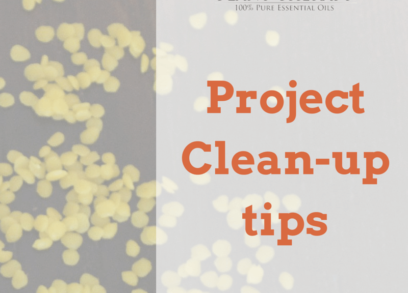 After the project, clean up tips!