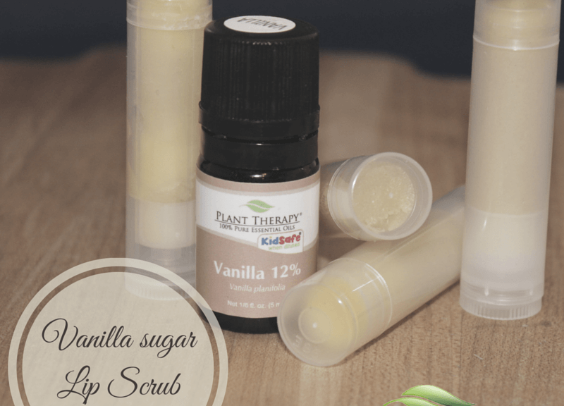 Vanilla sugar lip scrub