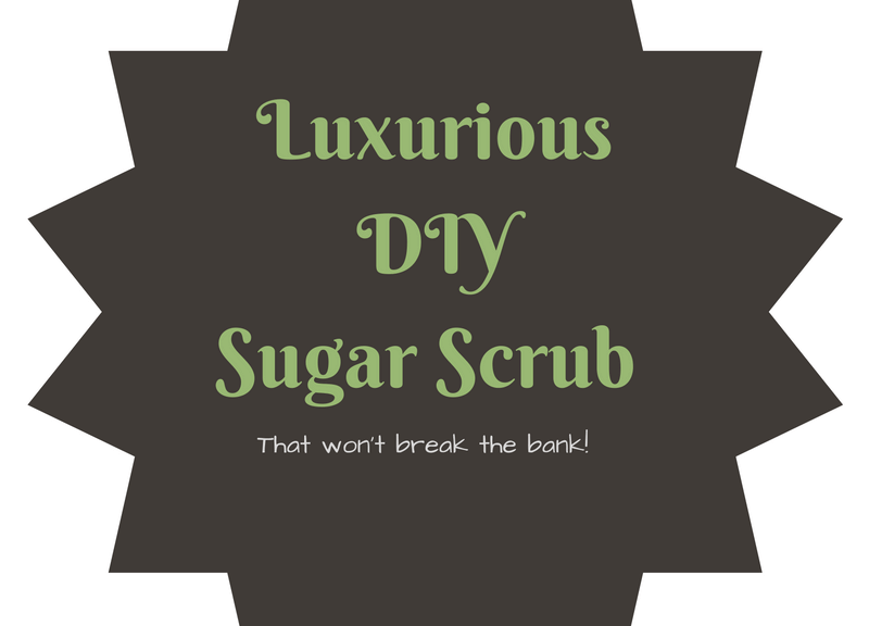 Easiest Sugar Scrub Recipe (great diy gift)