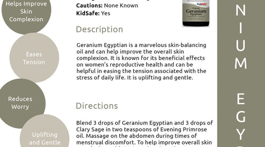 Organic Geranium Egyptian--DIY Night Cream