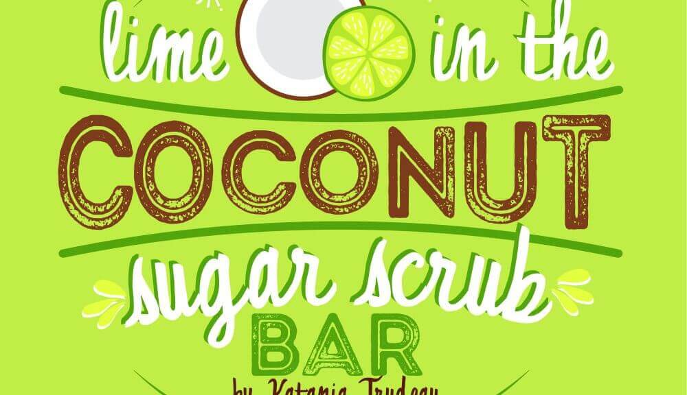 Lime in the Coconut Essential Oil Sugar Scrub Bars DIY