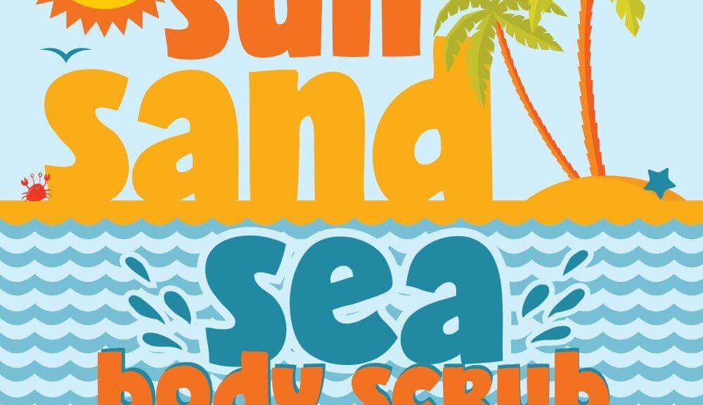 Sun Sand Sea Body Scrub DIY