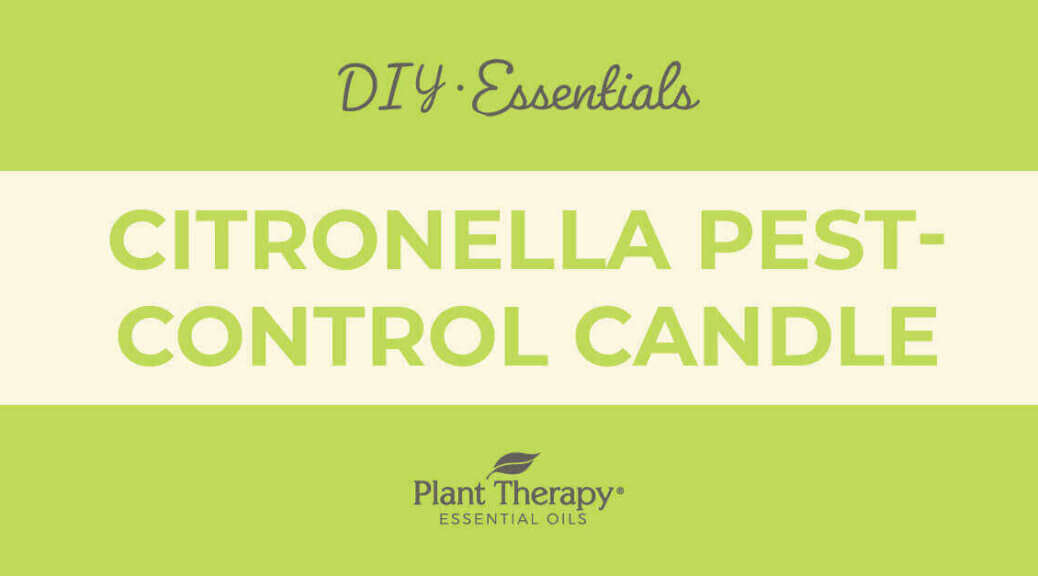 Essentials Video: Citronella Pest-Control Candle DIY