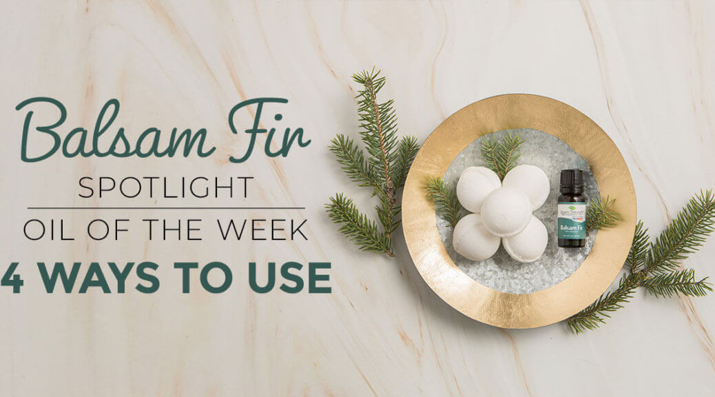 Top 4 Ways to Use Balsam Fir: Our Essential Oil Spotlight of the Week