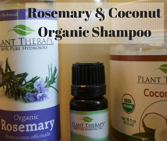 DIY Organic Rosemary & Coconut Shampoo