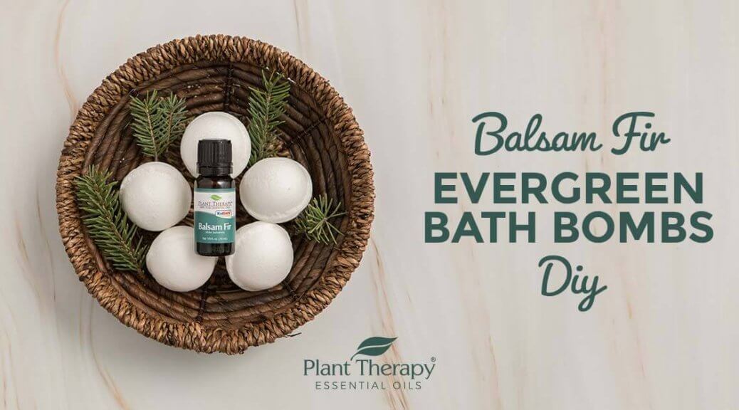 Balsam Fir Evergreen Bath Bombs DIY