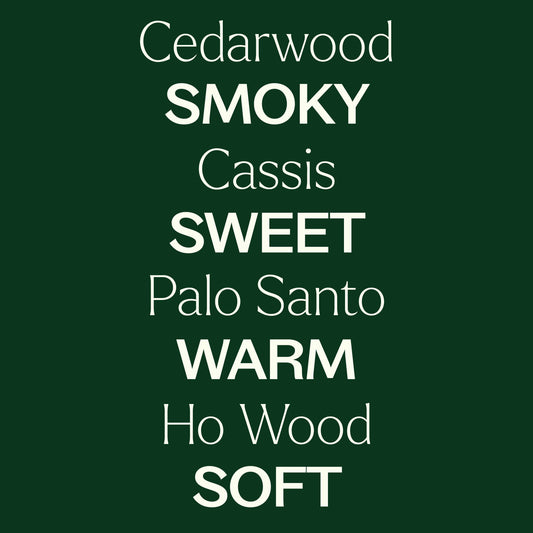 Cassis & Cedar Naturally Scented Candle