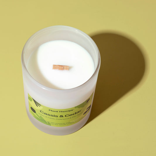Cassis & Cedar Naturally Scented Candle