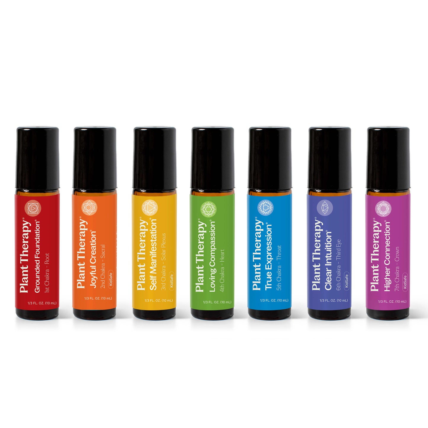 Chakra Blends Essential Oil Roll-On Set