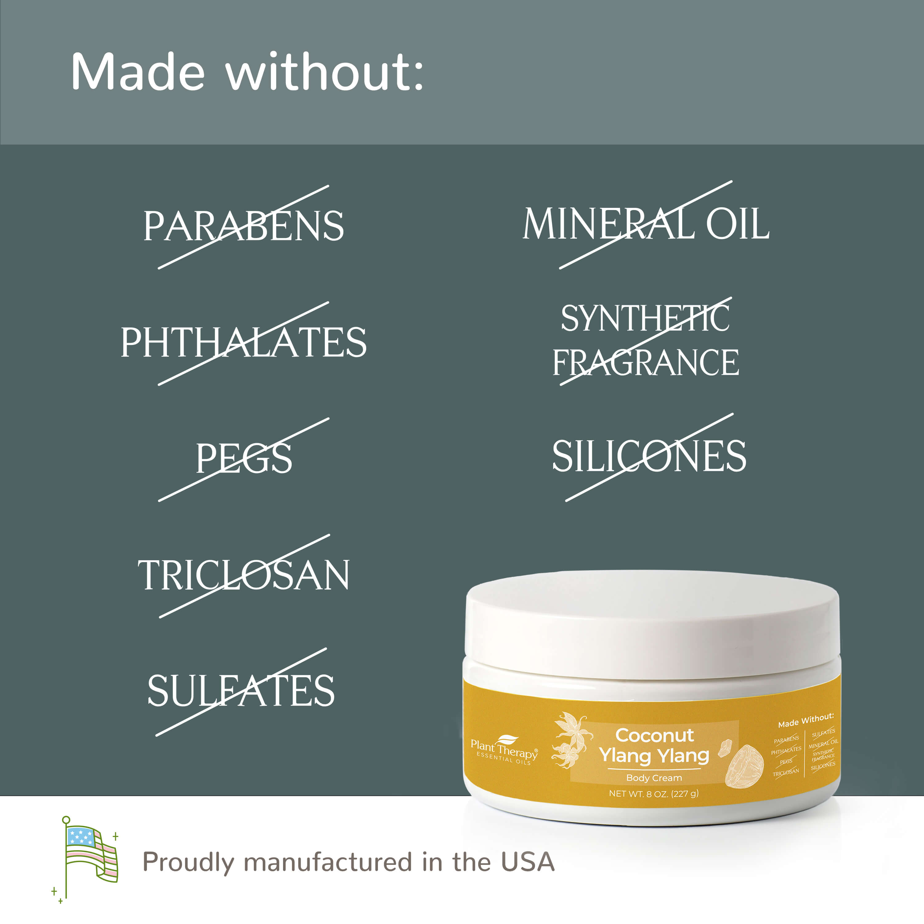 Coconut Ylang Ylang Body Cream Plant Therapy