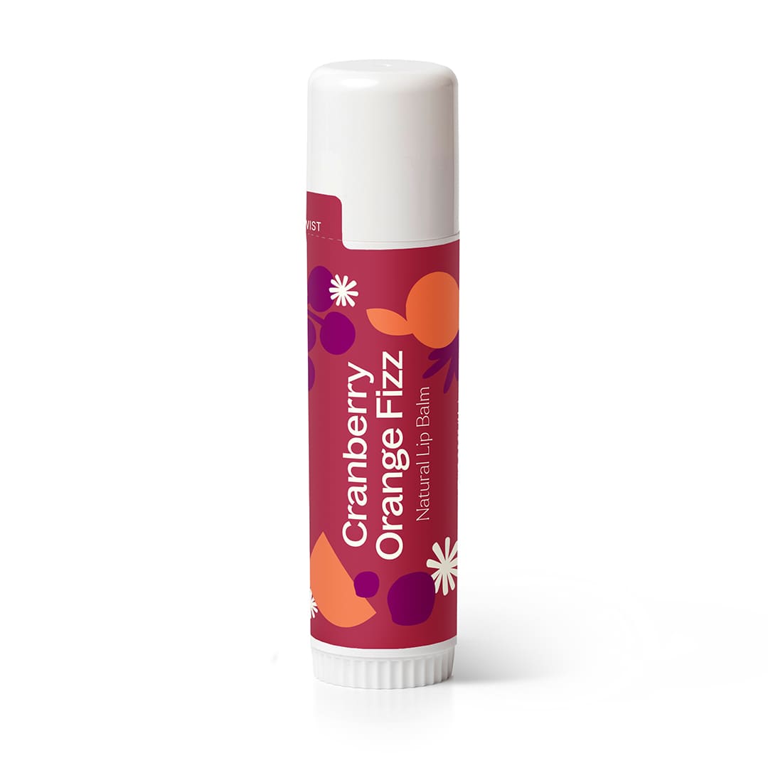 Cranberry Orange Fizz Natural Lip Balm