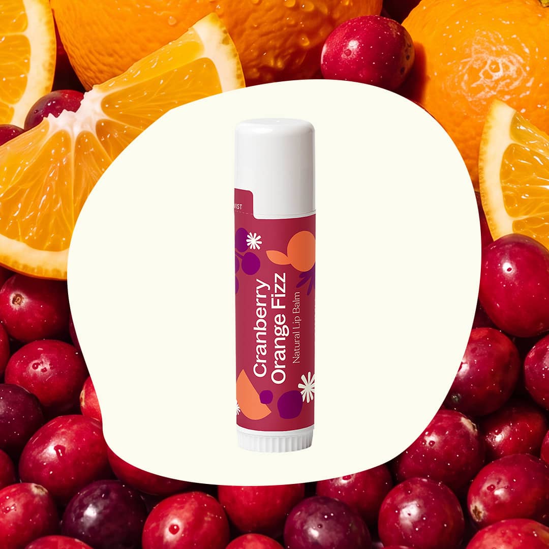Cranberry Orange Fizz Natural Lip Balm