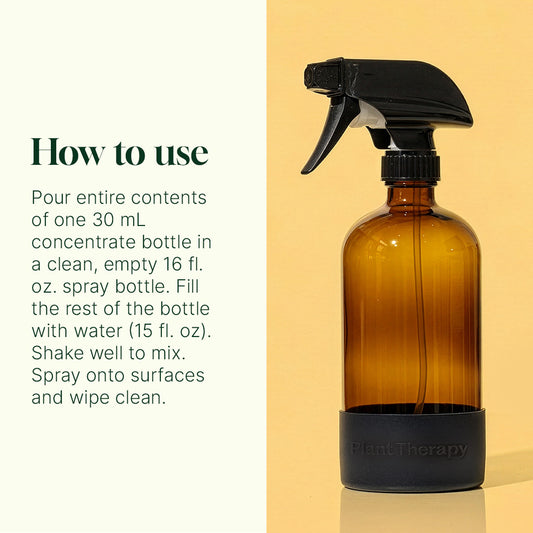 Cleaning Duo: Fir & Lavender Multi Surface Cleaner + Spray Bottle