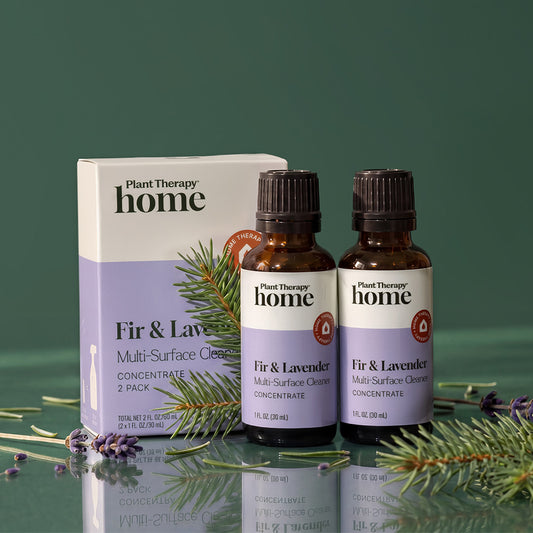 Cleaning Duo: Fir & Lavender Multi Surface Cleaner + Spray Bottle