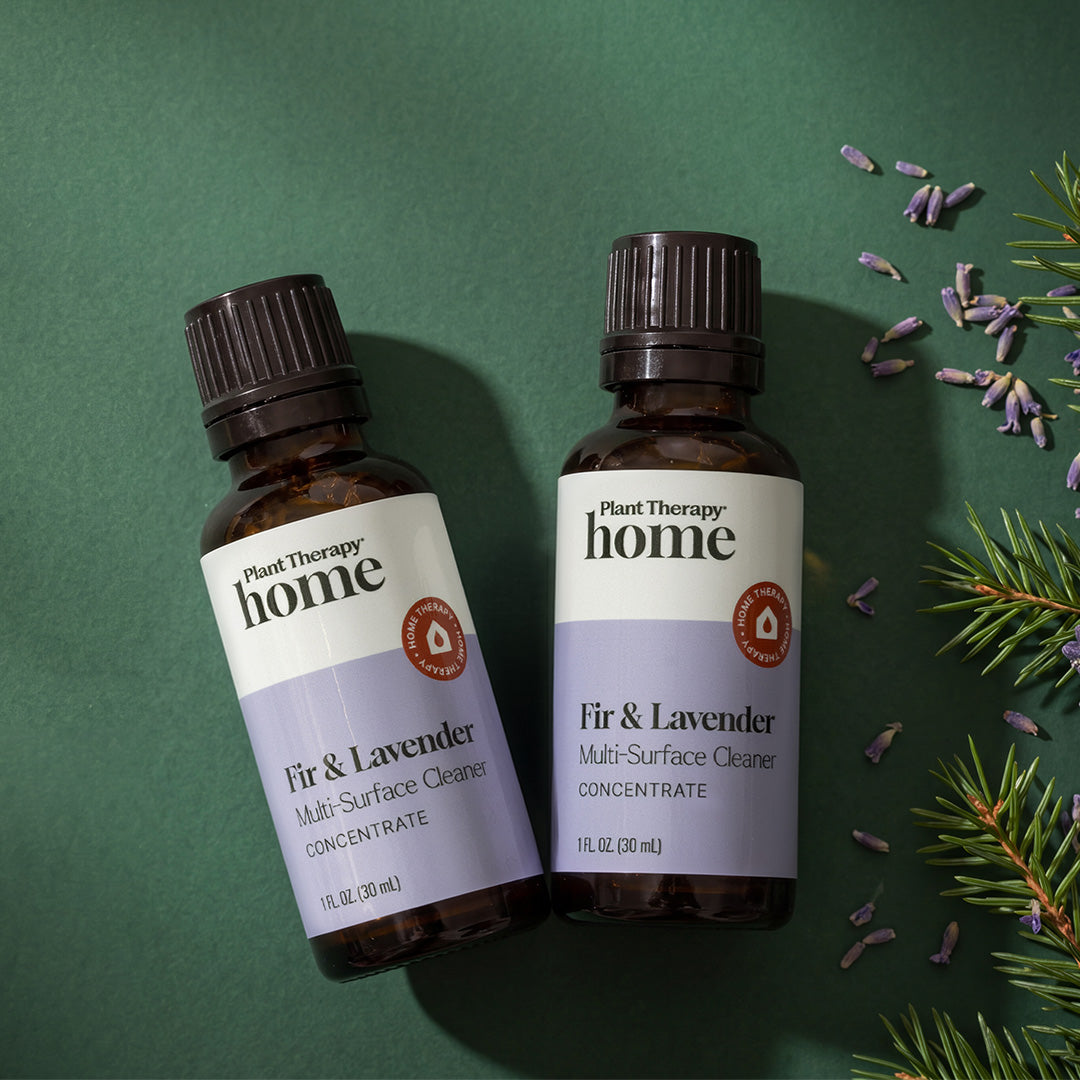 Cleaning Duo: Fir & Lavender Multi Surface Cleaner + Spray Bottle