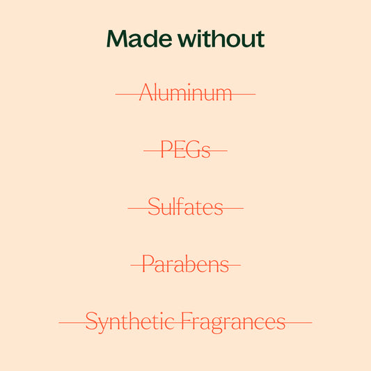 Grapefruit Cardamom Natural Deodorant