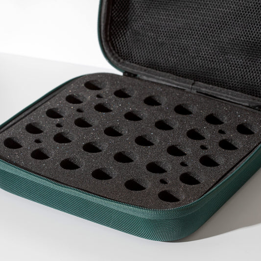 Hard-Top Carrying Case Large Dark Green (30 Count)