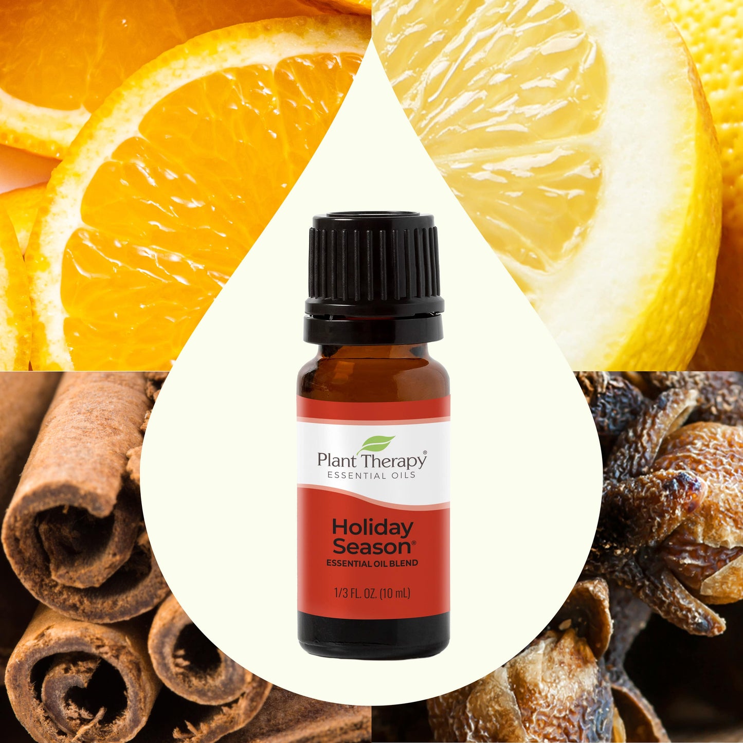 Holiday Season Essential Oil Blend front label