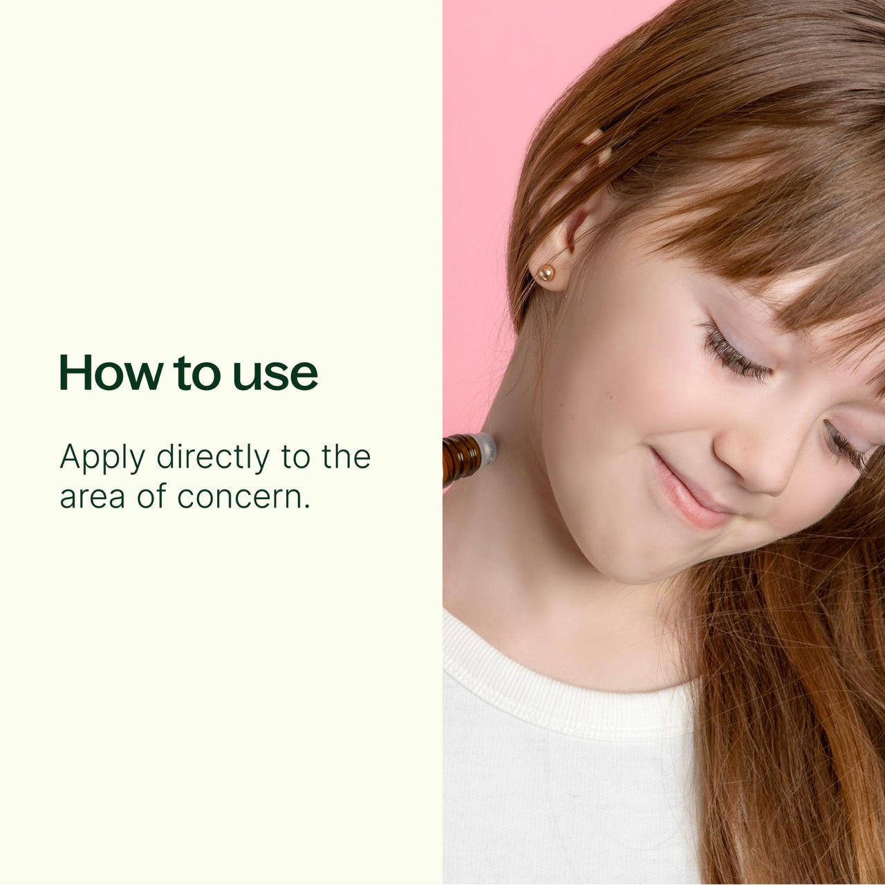 Itch Away KidSafe Essential Oil Pre-Diluted Roll-On How to Use: Apply direction to the area of concern.