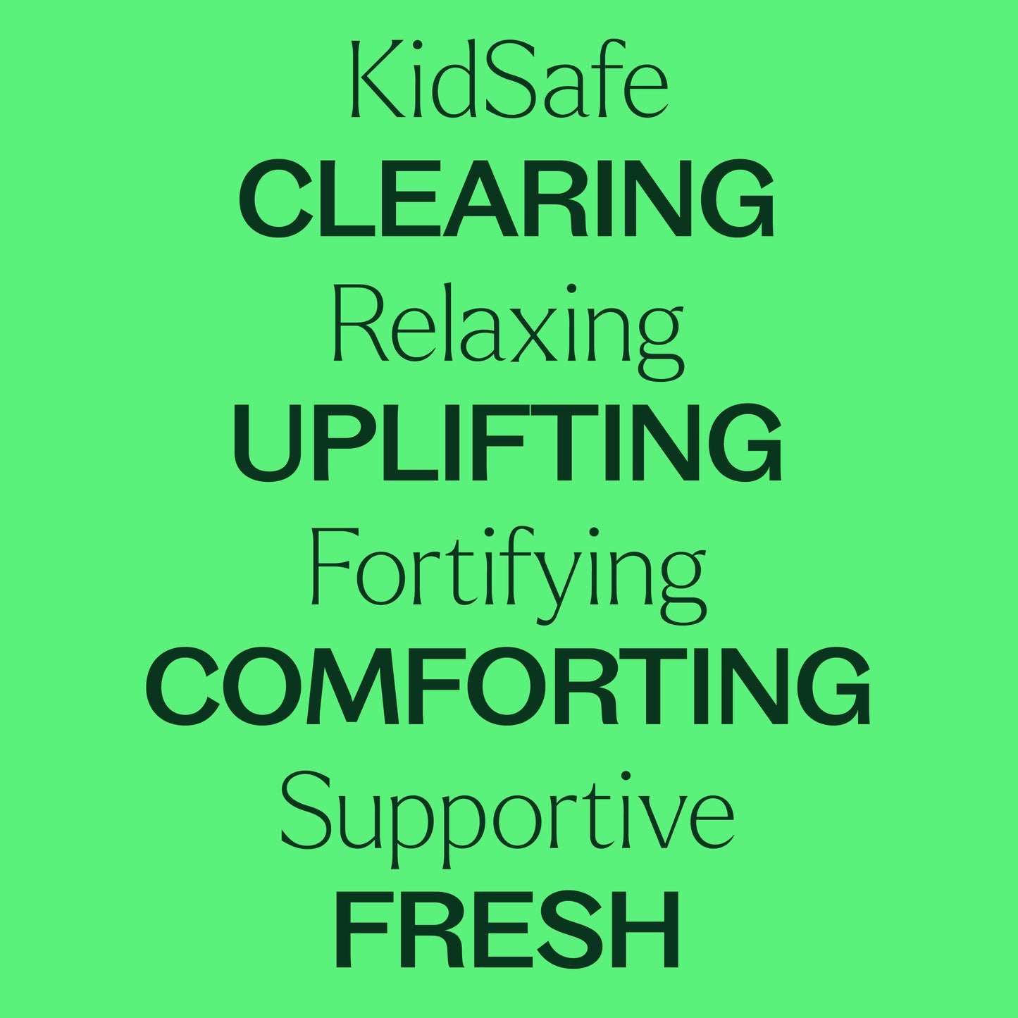 Key features of KidSafe Starter Pack 10 mL: KidSafe, Clearing, Relaxing, Uplifting, Fortifying, Comforting, Supportive, Fresh