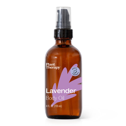 Lavender Body Oil front label
